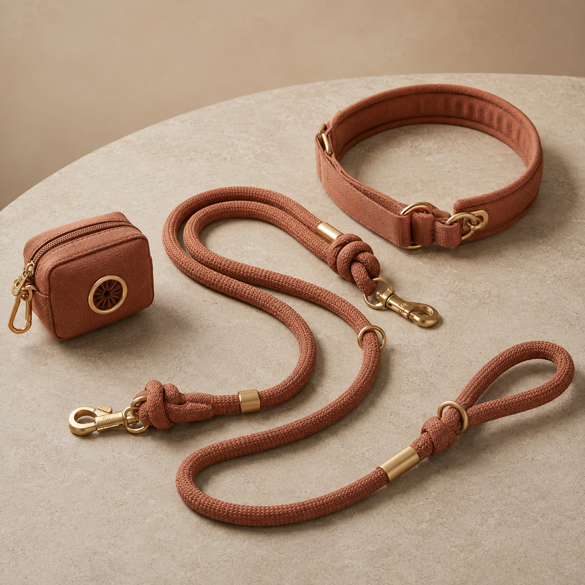 Nuzzellepets™ TerraLoop Convertible Rope Leash Set