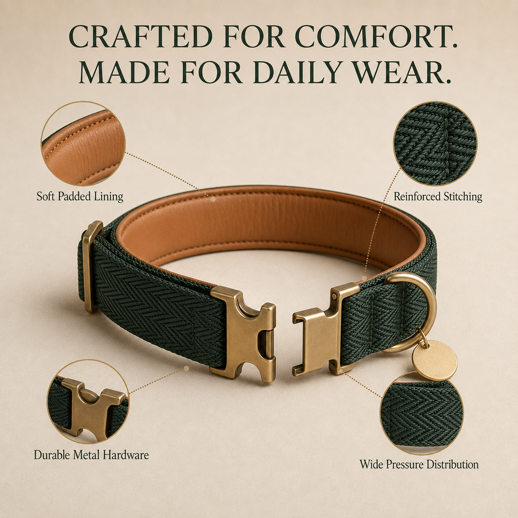 Nuzzellepets™ Verdant Heritage Comfort Collar