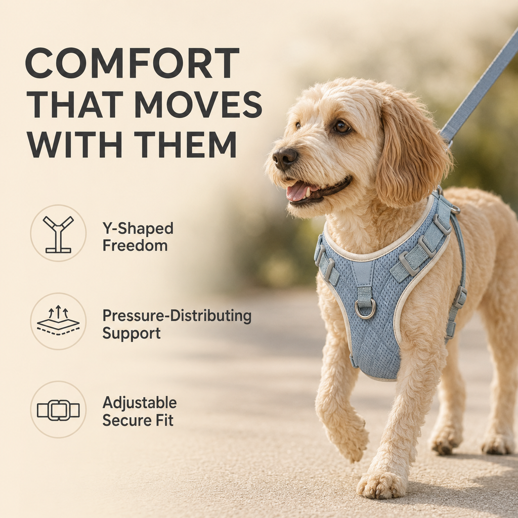 Nuzzellepets™ AirContour Padded Dog Harness