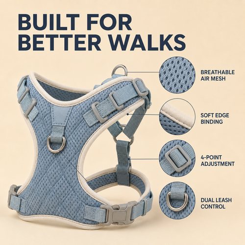 Nuzzellepets™ AirContour Padded Dog Harness