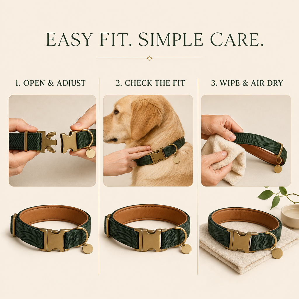 Nuzzellepets™ Verdant Heritage Comfort Collar