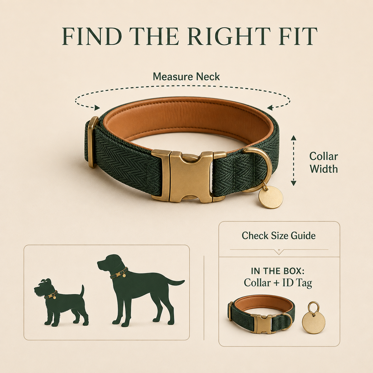 Nuzzellepets™ Verdant Heritage Comfort Collar