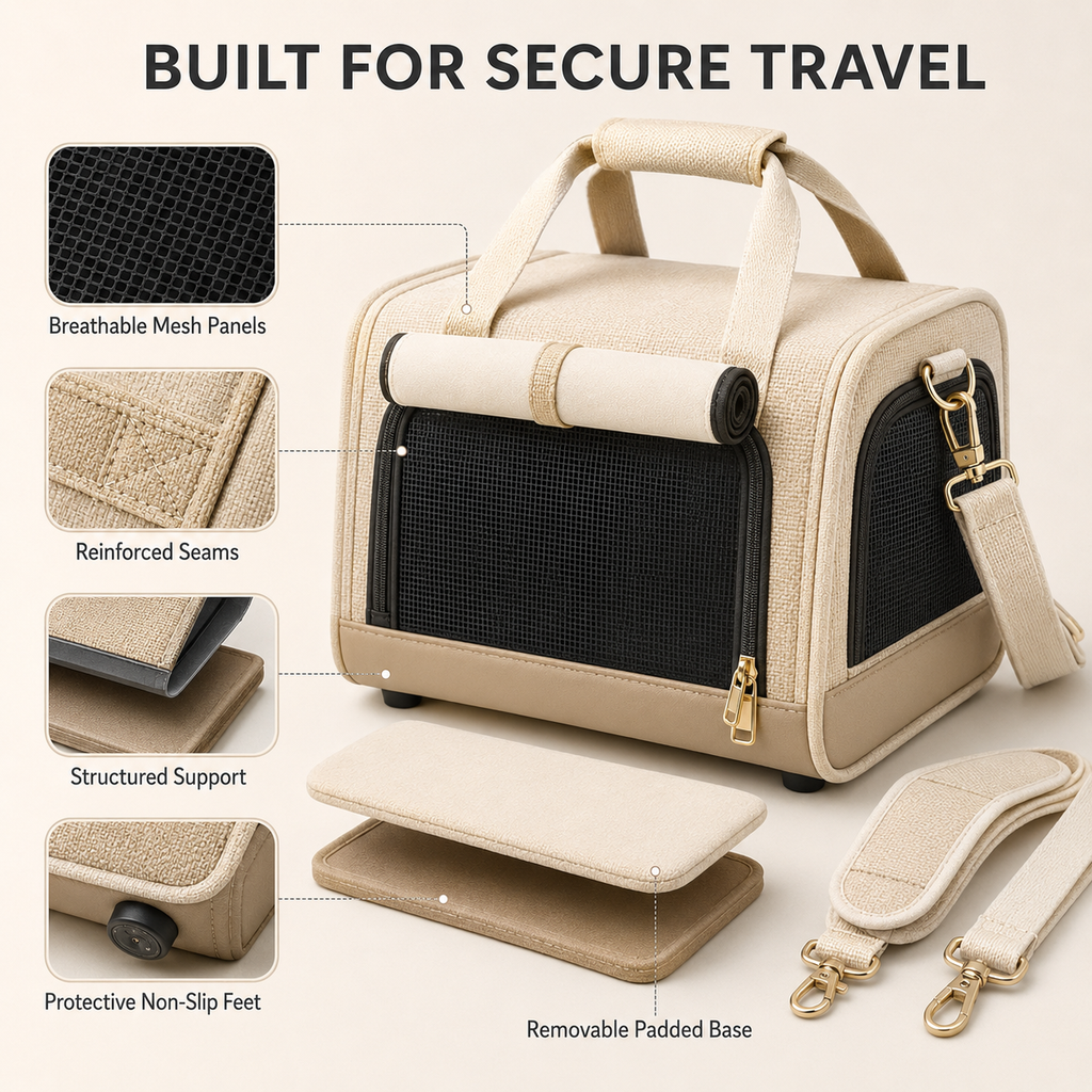 Nuzzellepets™ HavenPort Soft-Sided Pet Carrier