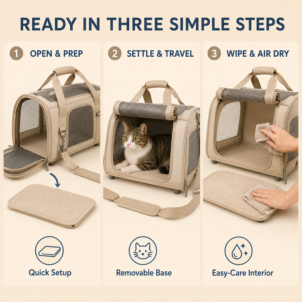 Nuzzellepets™ HavenPort Soft-Sided Pet Carrier