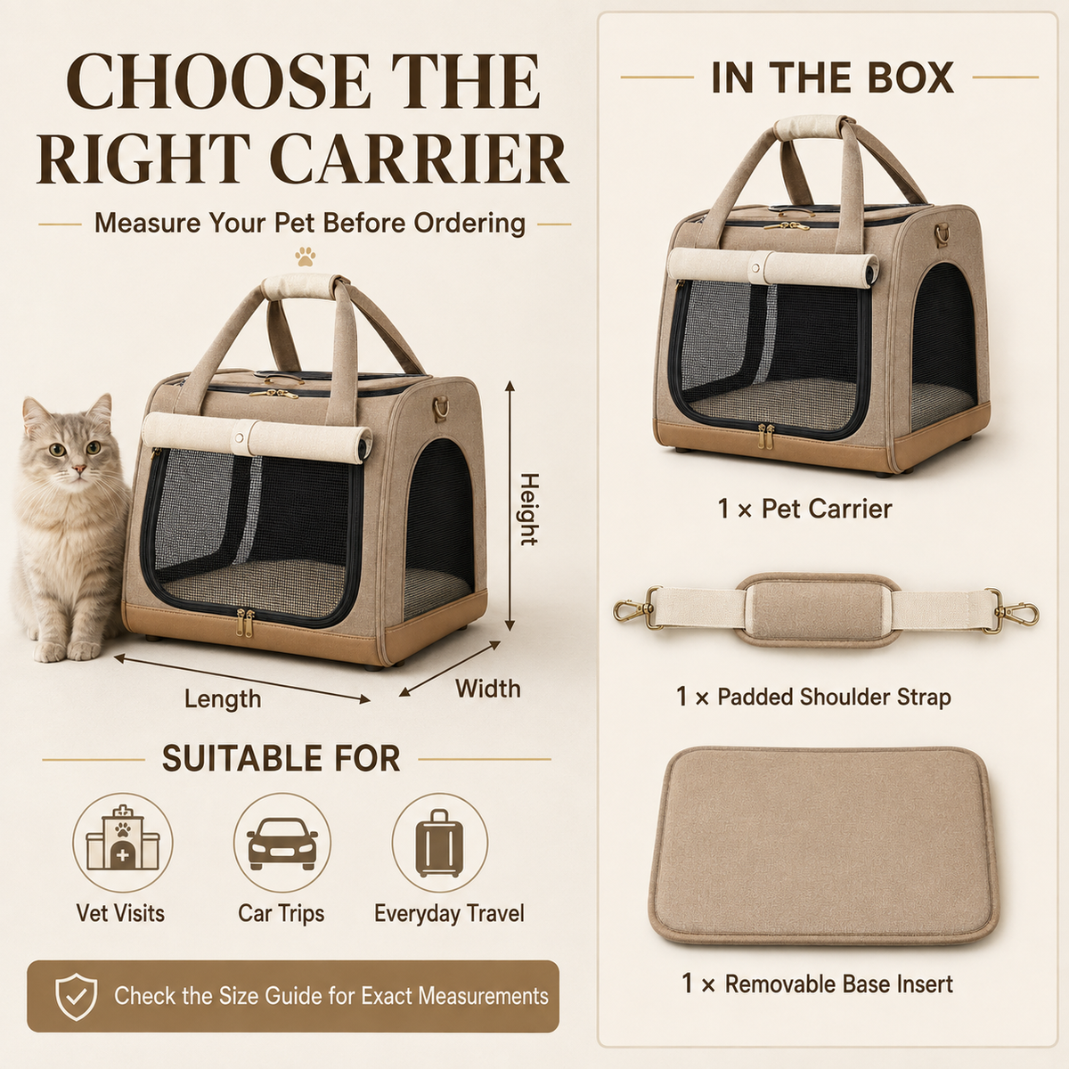 Nuzzellepets™ HavenPort Soft-Sided Pet Carrier